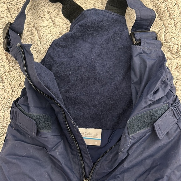 Columbia fleece lined winter bib 4T kids - Picture 4 of 7